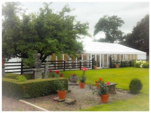 Marquee with Glass Windows